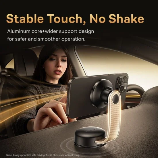 Baseus PrimeTrip C02 Magnetic Car Mount &ndash; Suction Cup &ndash; Black